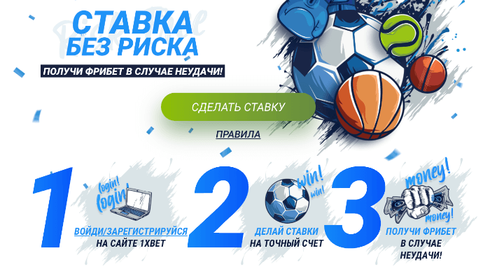 Как сделать ставку на 1xBet